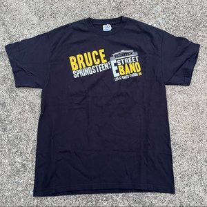 Bruce Springsteen and the E Street Band 2008 Live Concert Black Shirt Large